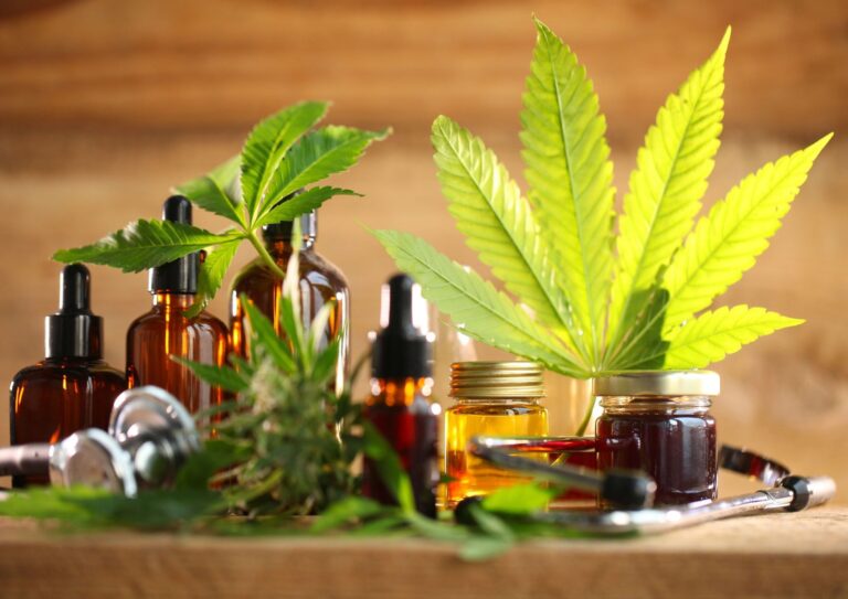 Abbildung verschiedener Hanföle